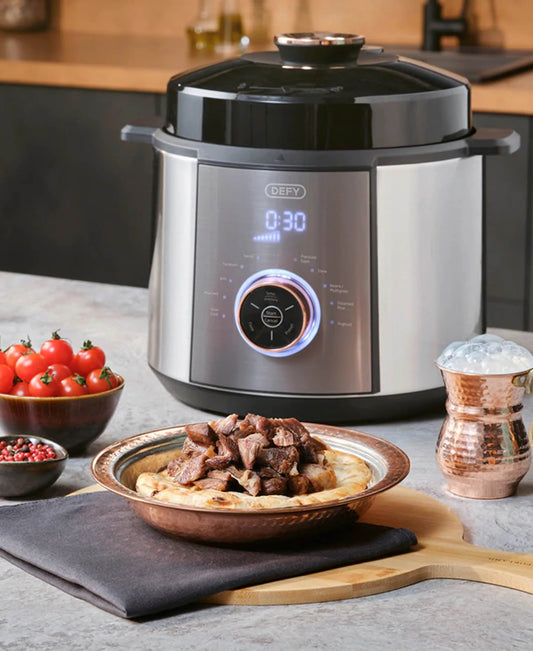 Defy 10 in 1 5.5Lt Non-Stick Multicooker - Inox