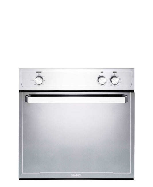 Elba Elio 60cm 5 Function Electric Oven Mirror Finish - Silver