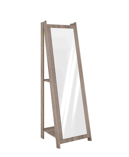 Freestanding Mirror With Shelves – Rustico