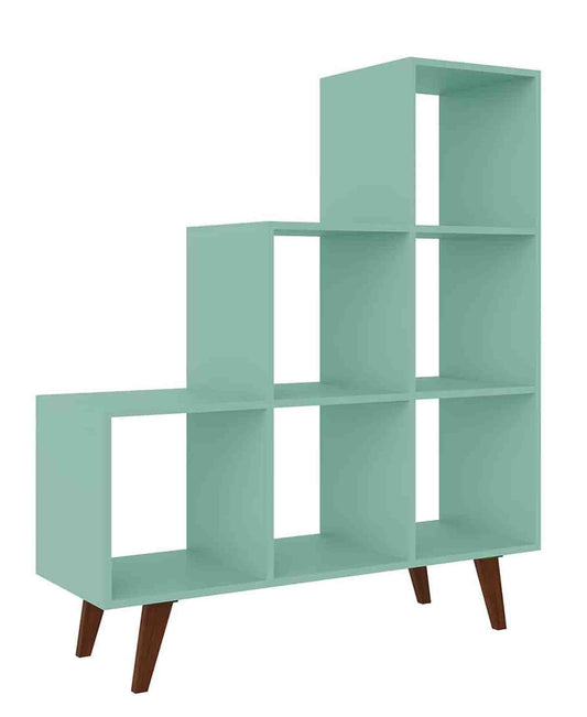 Modern Brazillian 6 Niche Shelf – Olive