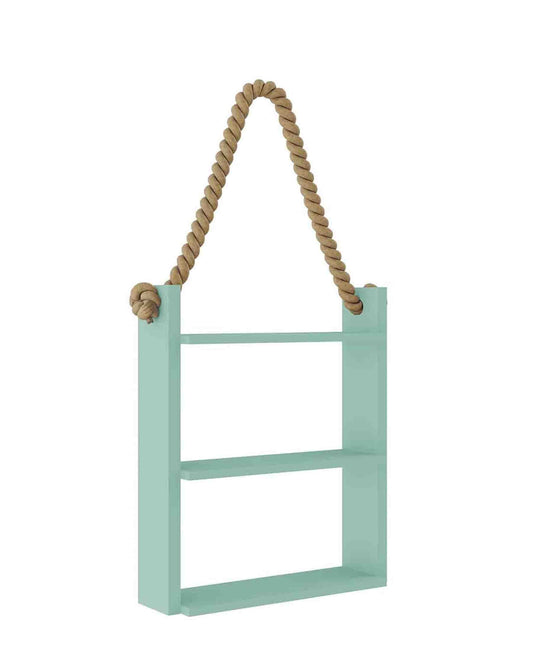 Suspended Three Tier Shelf - Olive