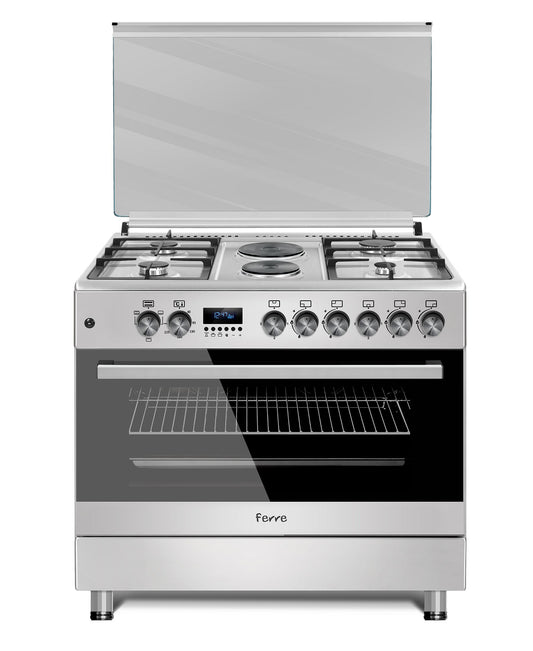 Ferre 90x60 4 Gas + 2 Electric Solid Plate F9S42E3.FDIDTLC.I