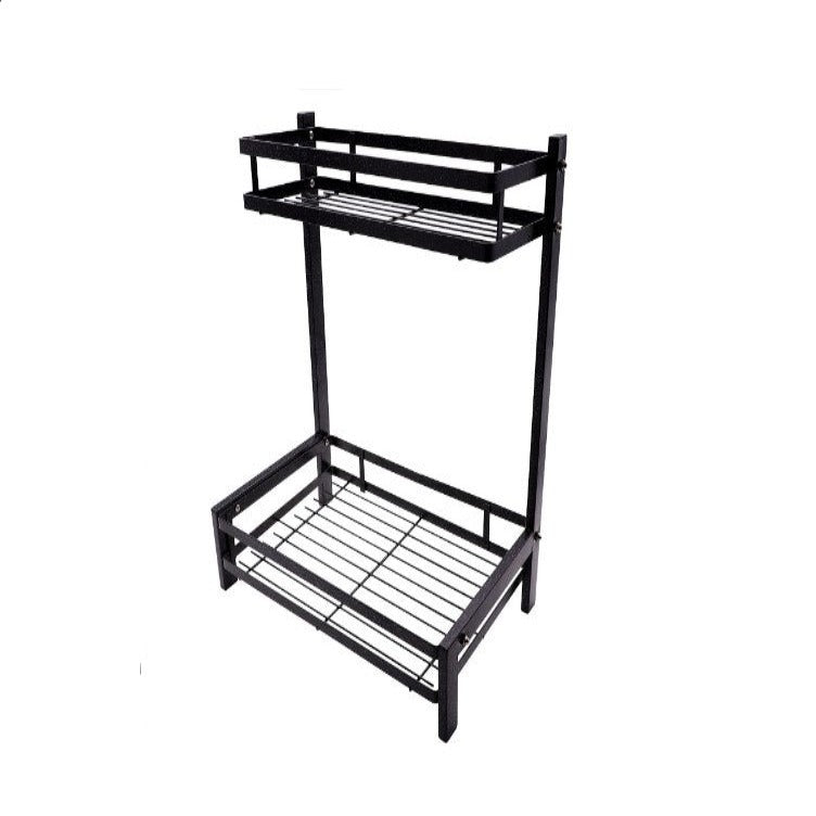 Storage Rack Kitchen Counter Black 42117