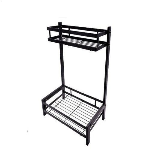 Storage Rack Kitchen Counter Black 42117