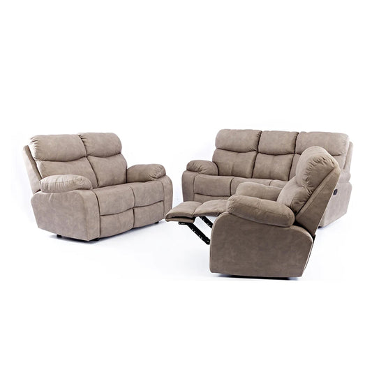 Grafton Everest 4 Piece Nevada 2 Action Corner Sofa Set Brown