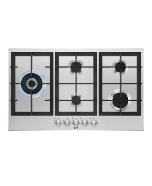 AEG 90CM 7000 Series Built-in Gas Hob - Stainless Steel
