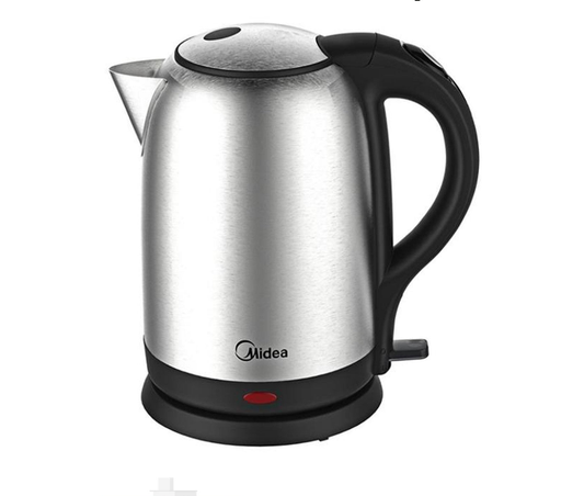 Midea 1.7L Stainless Steel Kettle - Silver