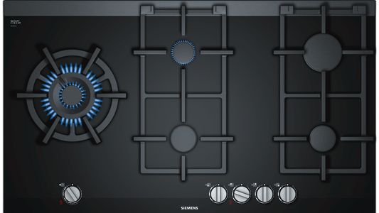 Siemens Gas Hob 90 cm Ceramic, Black - ER9A6SD70Z