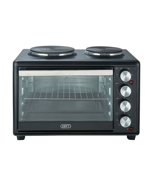 Defy 30LT Mini Oven With Eletric Stove - Black