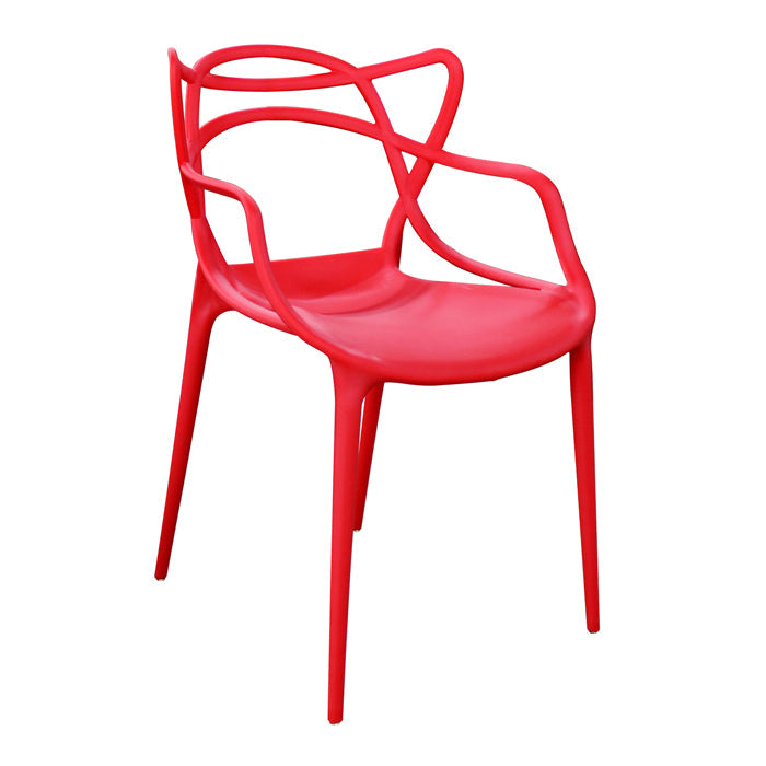 Urban Decor Seattle Squiggle Chair Red MWCH6