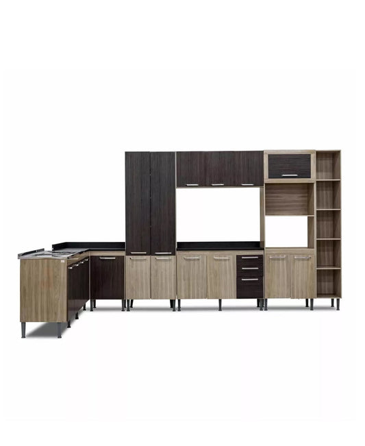 Kitchen Set (4 In 1)- Grey Ash MWBR820COMBI