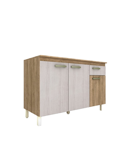 Kitchen Base 3 Door Nogueira/Nature MWBR680