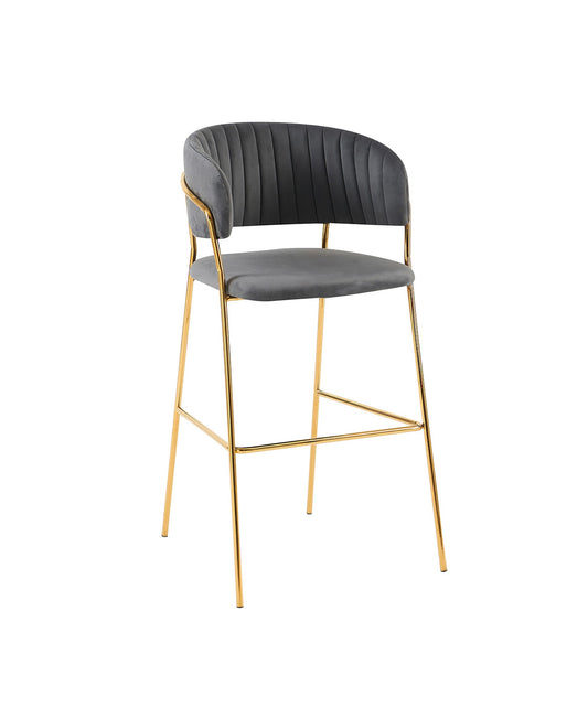MWBCG03B - Gold Frame Bar Chair – Available In 4 Colours