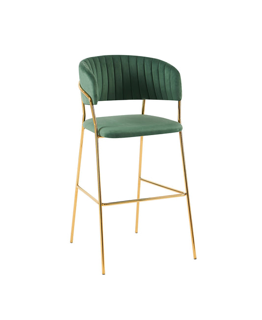 MWBCG03B - Gold Frame Bar Chair – Available In 4 Colours