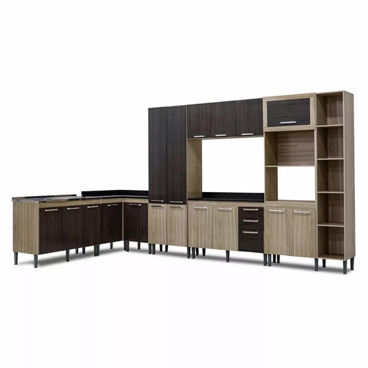 Kitchen Set (4 In 1)- Grey Ash MWBR820COMBI