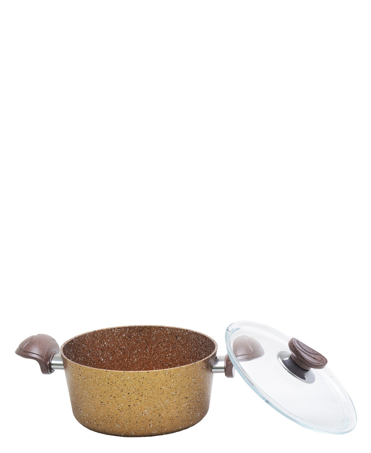OMS 7 Piece Granite Cookware Pot Set - Bronze