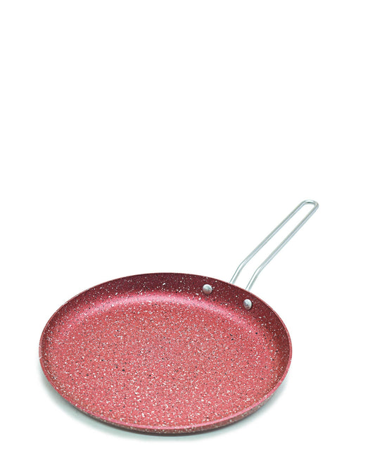 OMS Granite 26cm Crepe Pan - Red