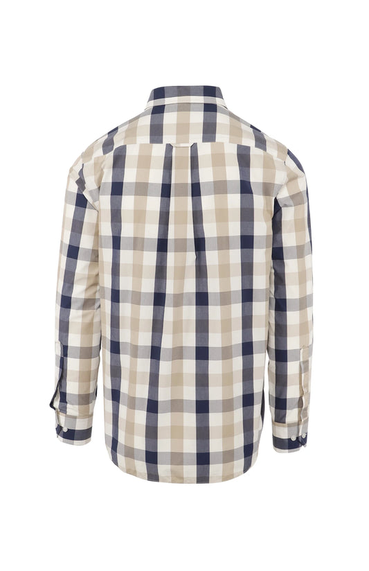 Pringle Lawray Long Sleeve Classic Shirt Stone
