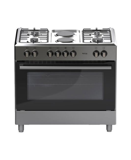 TOTAI STYLE 90CM 4 BURNER + 2 ELECTRIC PLATES WITH ELECTRIC OVEN-03/T900GE