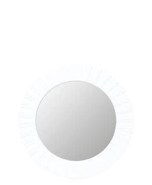 Exotic Designs Wavey Mirror - White