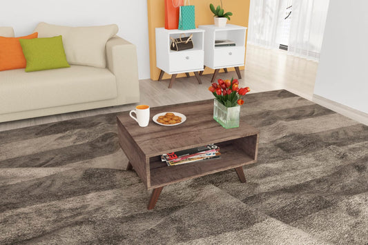 Urban Decor Exotic Designs Coffee Table - Rustico