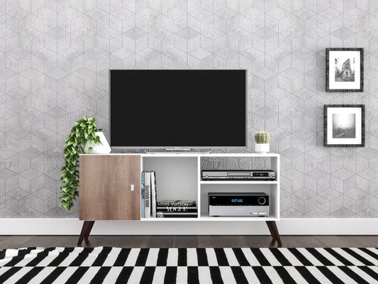 Urban Decor Exotic Designs Plasma Stand - White