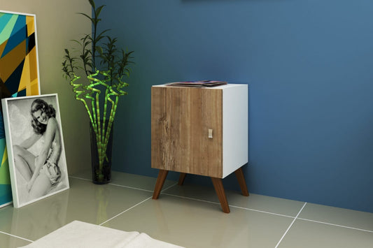 Urban Decor Exotic Designs Side Stand - Brown