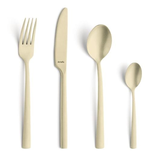 Amefa Manille Champagne Cutlery Set, 16pc