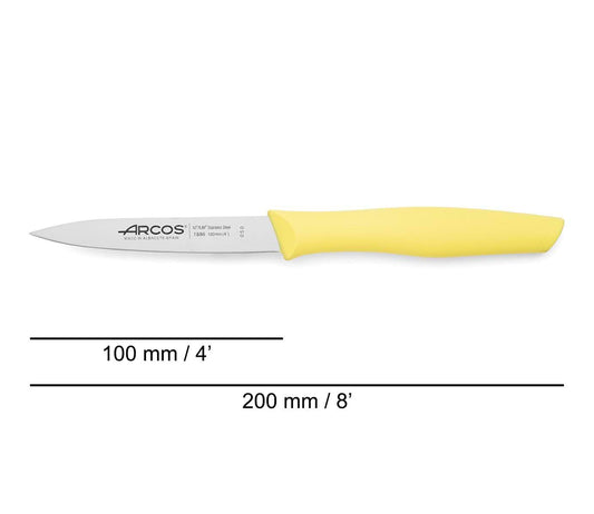 Arcos Nova PARING Knife 100mm Lemon 8.C188676