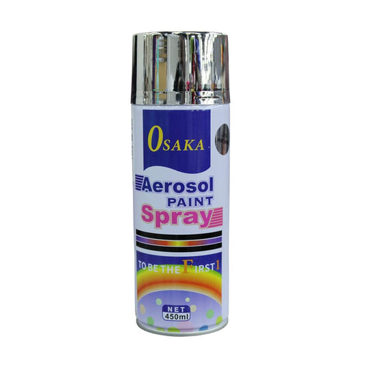 Aerosol Spray Paint Bright Chrome 450ml