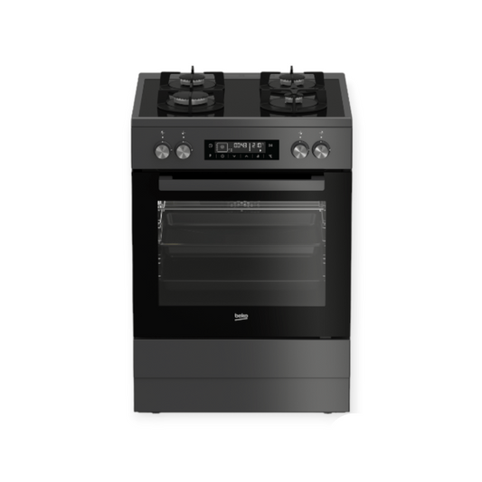 Beko 60cm Multifunction Gas On Glass Stove FVM81430DA