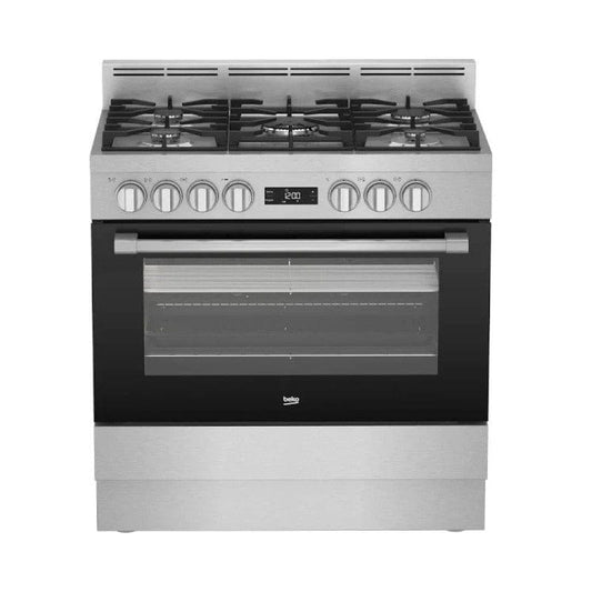 Beko 90cm 5 Burner  Stainless Steel  Gas Stove  BFC916GMX Inox