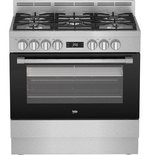 Beko 90cm 5 Burner  Stainless Steel  Gas Stove  BFC916GMX Inox