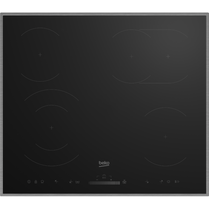 Beko 60cm Vitro Ceramic Hob With Slider Control - HIC64503TX