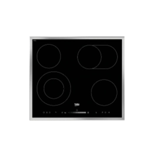 Beko 60cm Vitro Ceramic Hob With Slider Control - HIC64503TX