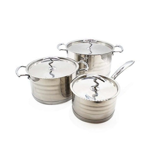 Heavy Duty Stainless Steel Cookware Set 12 Piece