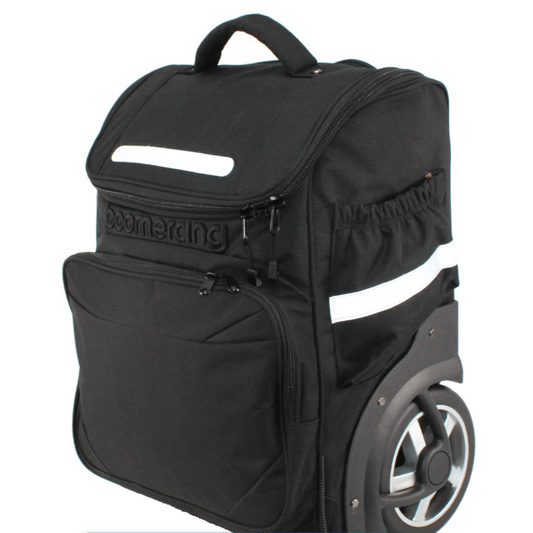 Boomerang Big Wheel Ripstop Polyester Xxl Trolley Bag s-535 Black