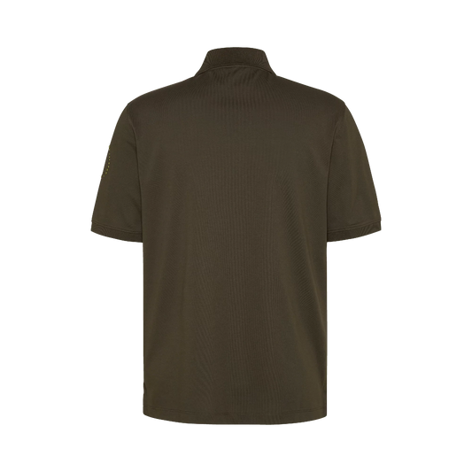 Bugatti Polo shirt With zip in olive