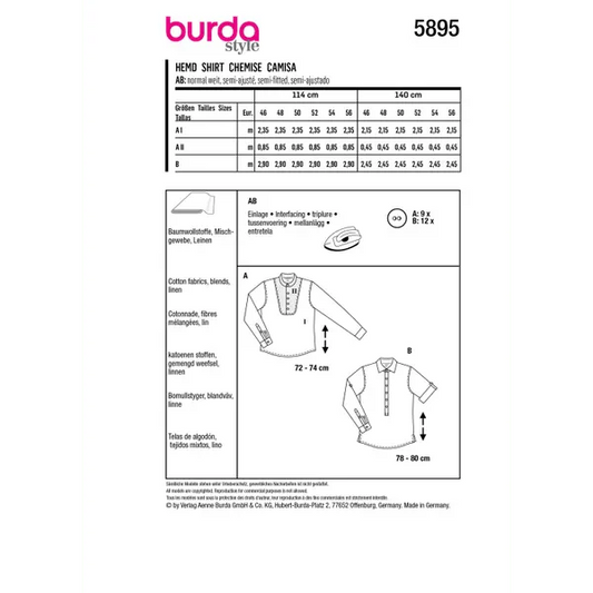 Burda Pattern 5895