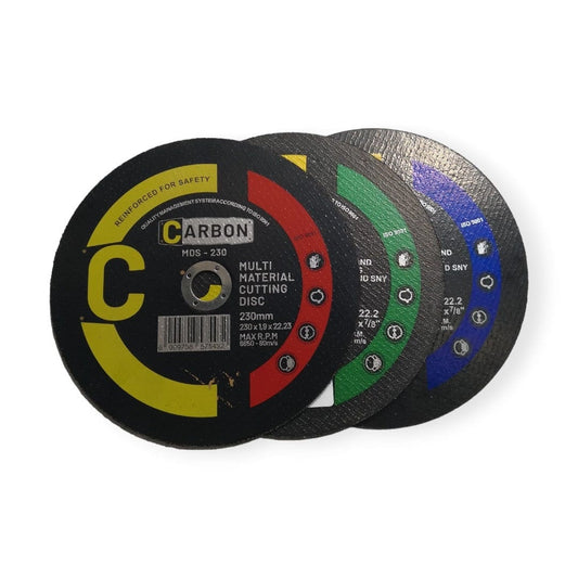 Carbon Multi Material, Masonry, Steel Cutting Discs