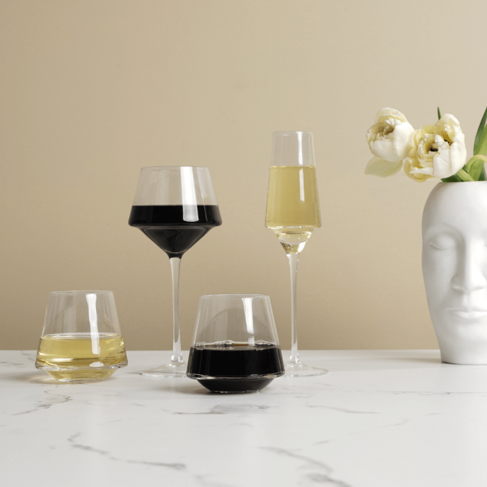 Carrol Boyes Stemless Glass Set Of 4 Edge 0G-SG-EDG-4
