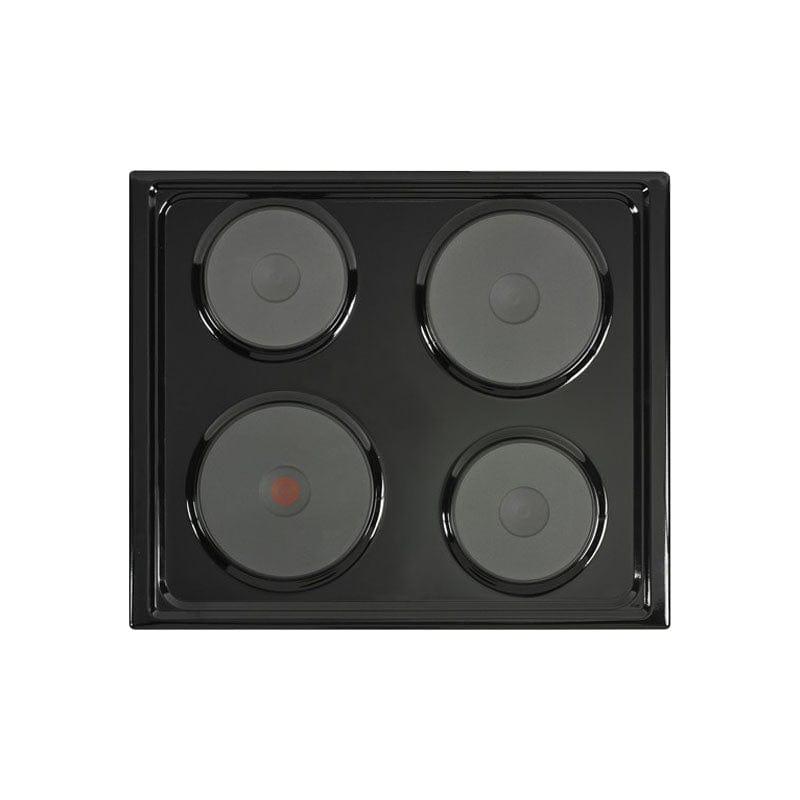 Defy 600mm Black Slimline Solid Hob DHD332
