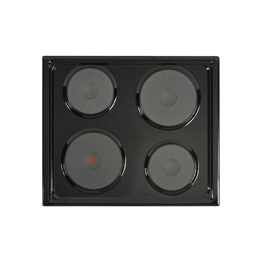 Defy 600mm Black Slimline Solid Hob DHD332
