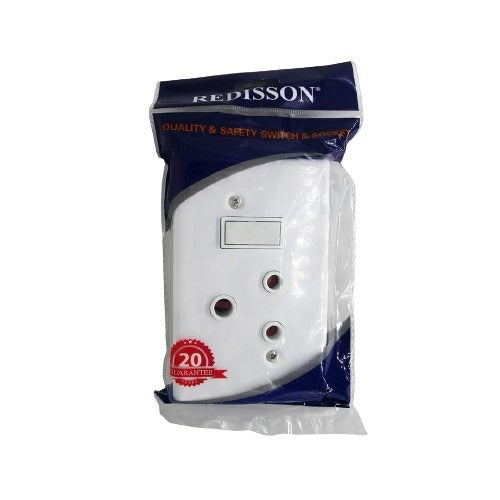 Wall Switch Socket Sng 4X2 Steel Redisson