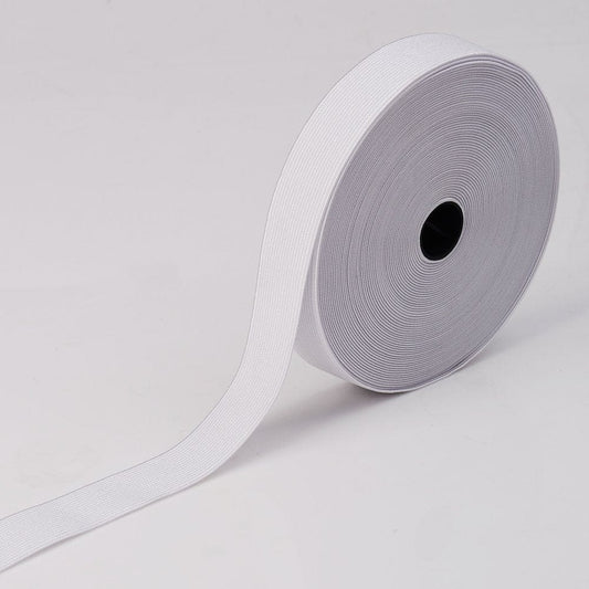 Loom Elastic White 25mm