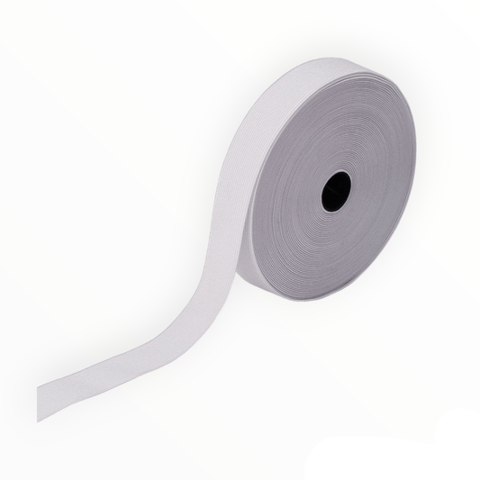 Loom Elastic White 25mm