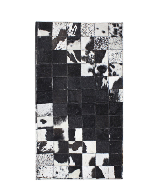 Urban Decor Nguni Hide Mat  - Black