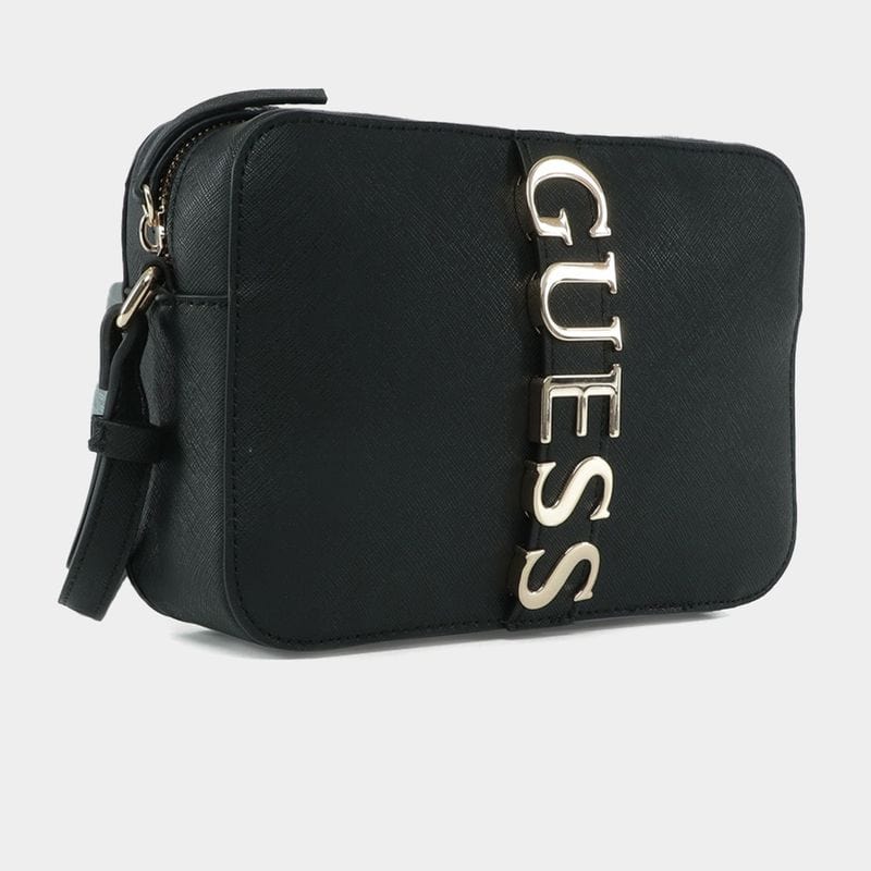 Women's Guess Black Garrick Camera Crossbody Bag