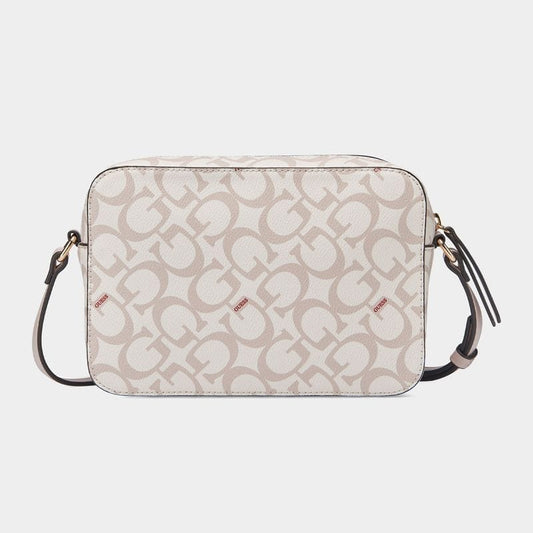 Women's Guess White Garrick Camera Crossbody Bag