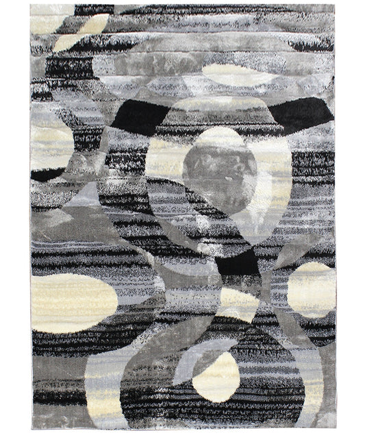 Cape Town Mosaic Carpet 1600mm X 2000mm - Grey